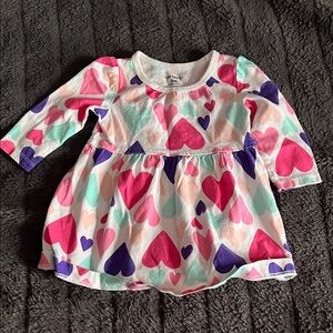 Carter's Multicolor Heart Baby Dress